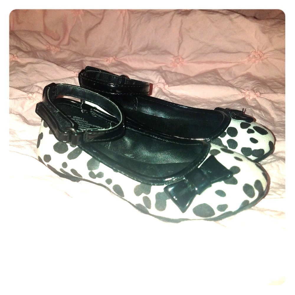 Gymboree Cow print dress shoes